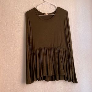 Babydoll/peplum top
